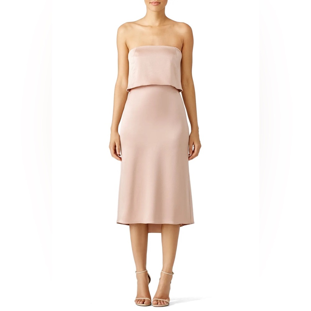 HALSTON Heritage 

Almond Ruffle Dress